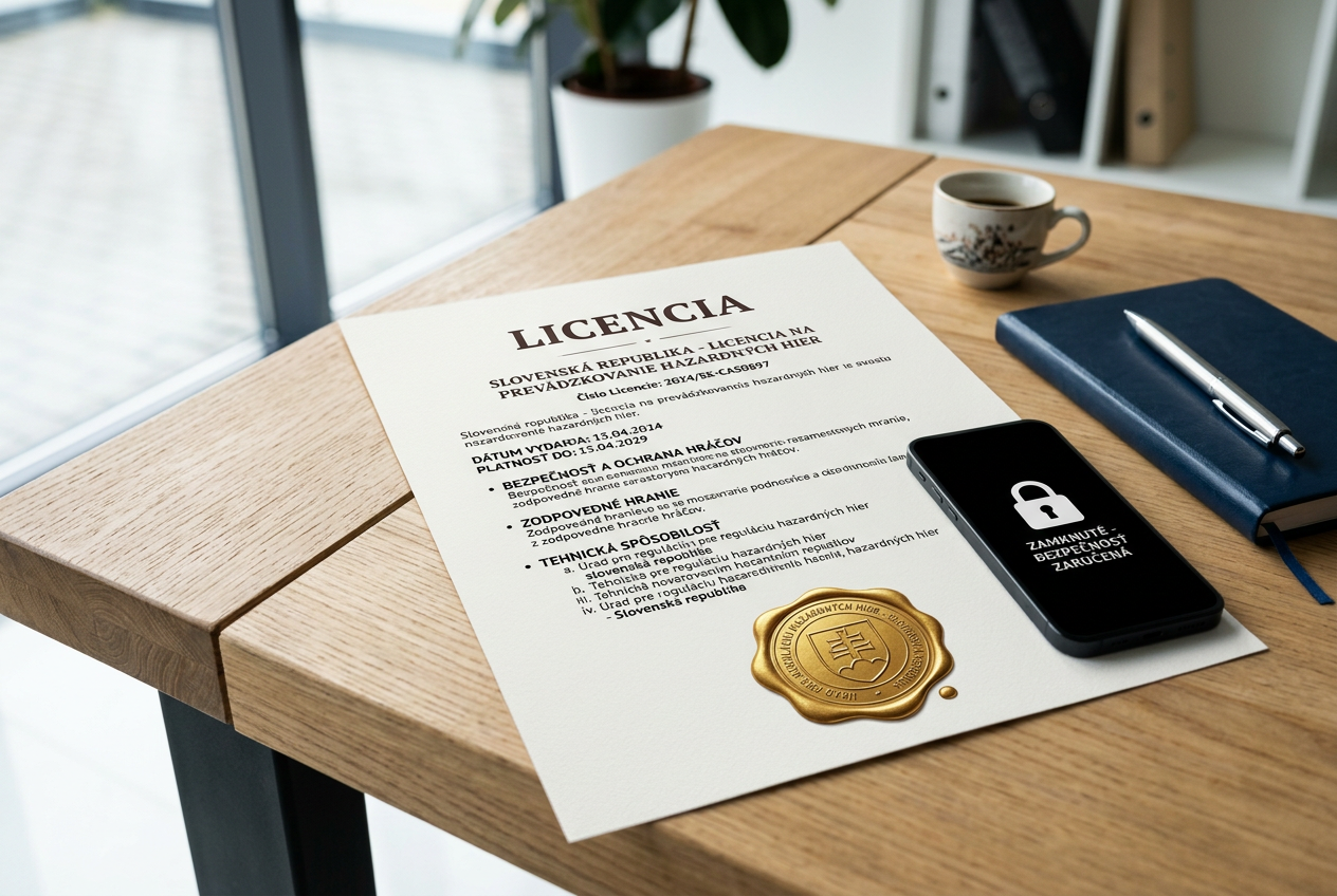 Oficiálna pečať a symbol bezpečného hrania v kasíne